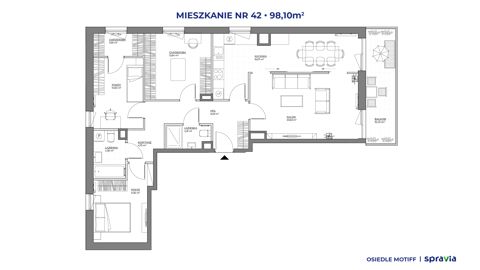 Plan 3 pok. 98m²