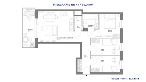 Plan 4 pok. 66m²