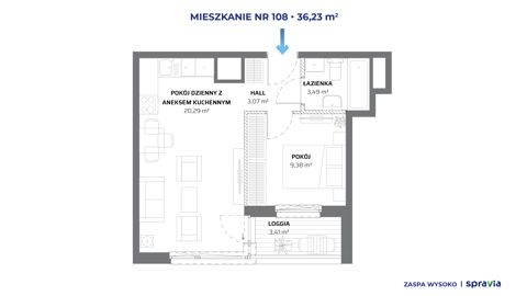 Plan 2 pok. 36m²