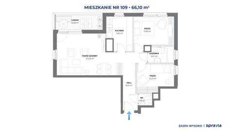 Plan 3 pok. 66m²