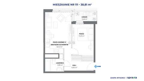 Plan 2 pok. 39m²