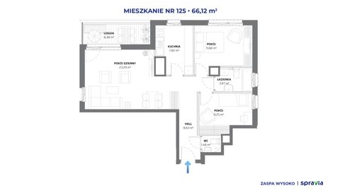 Plan 3 pok. 66m²