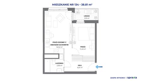 Plan 2 pok. 39m²