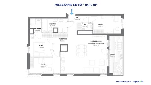 Plan 4 pok. 84m²