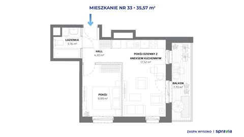 Plan 2 pok. 36m²