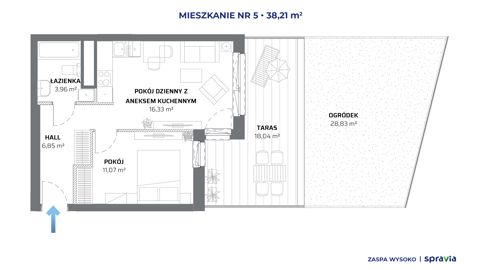 Plan 2 pok. 38m²