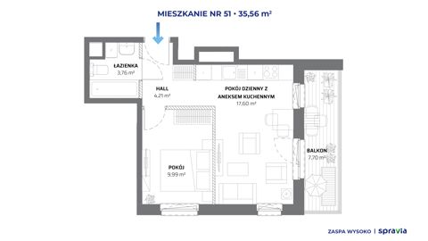 Plan 2 pok. 36m²