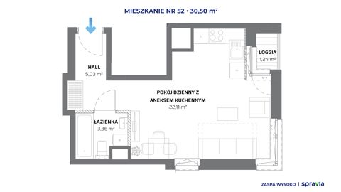Plan 1 pok. 31m²
