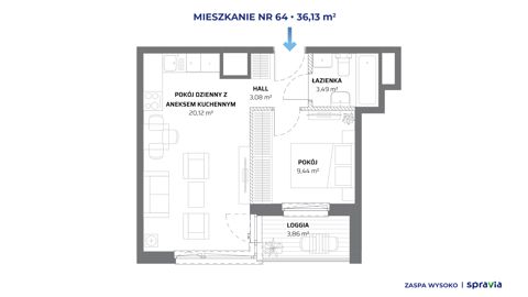 Plan 2 pok. 36m²
