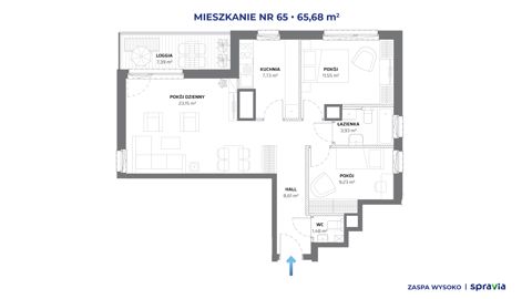 Plan 3 pok. 66m²