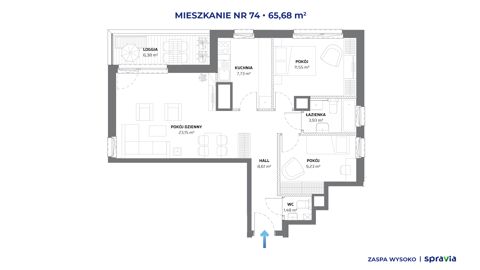 Plan 3 pok. 66m²