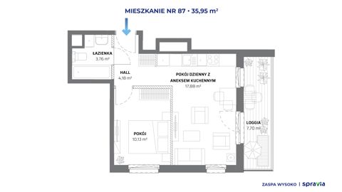 Plan 2 pok. 36m²