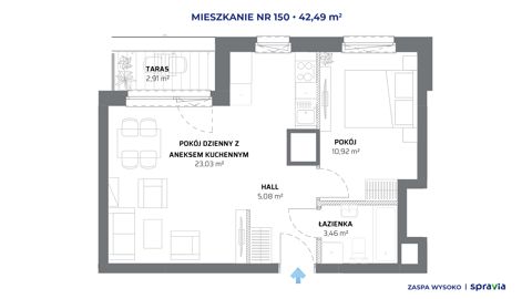 Plan 2 pok. 42m²