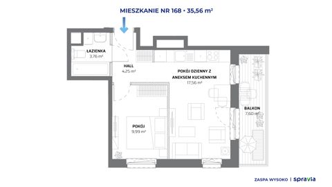 Plan 2 pok. 36m²