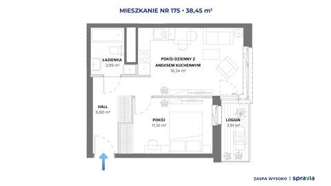 Plan 2 pok. 38m²