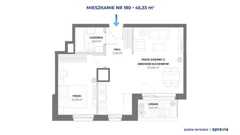 Plan 2 pok. 45m²