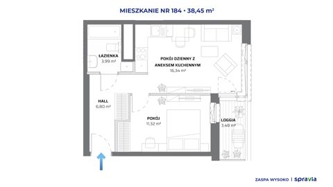 Plan 2 pok. 38m²