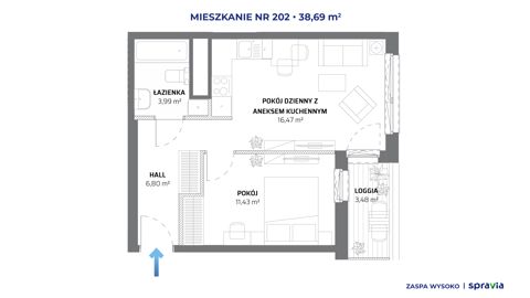Plan 2 pok. 39m²