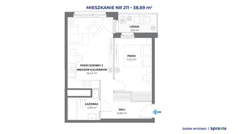 Plan 2 pok. 39m²