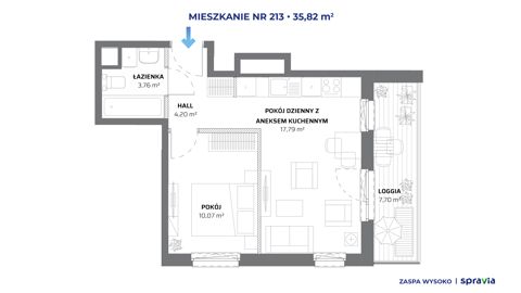 Plan 2 pok. 36m²