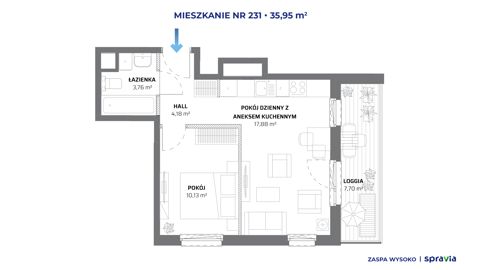 Plan 2 pok. 36m²