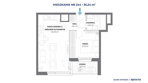 Plan 2 pok. 36m²