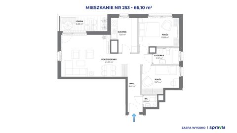 Plan 3 pok. 66m²