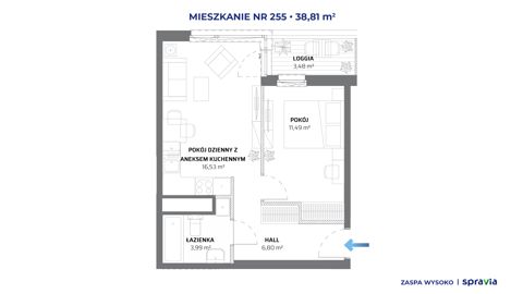 Plan 2 pok. 39m²