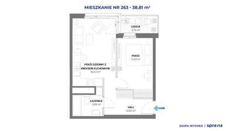 Plan 2 pok. 39m²