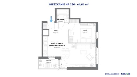 Plan 2 pok. 45m²