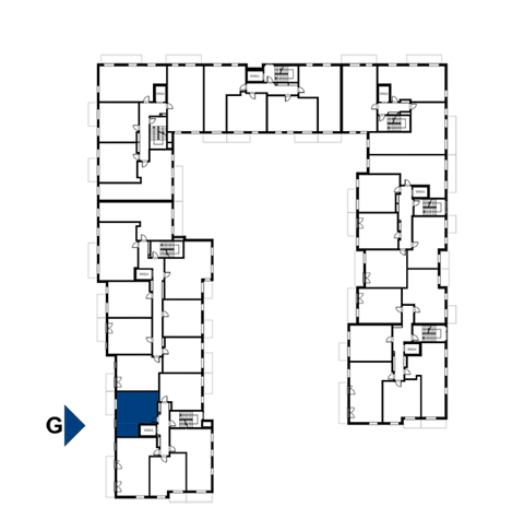 Plan 2 pok. 43m²