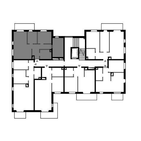 Plan 4 pok. 74m²