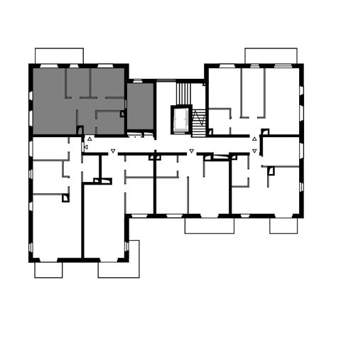 Plan 4 pok. 74m²