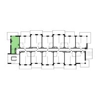 Plan 1 pok. 33m²
