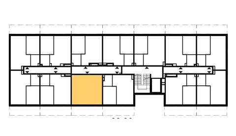 Plan 2 pok. 34m²