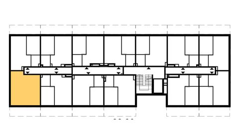 Plan 2 pok. 34m²