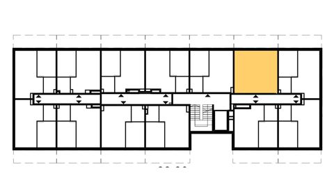 Plan 2 pok. 33m²
