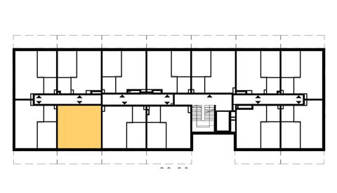 Plan 2 pok. 34m²