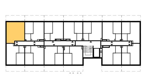 Plan 2 pok. 34m²