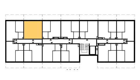 Plan 2 pok. 34m²