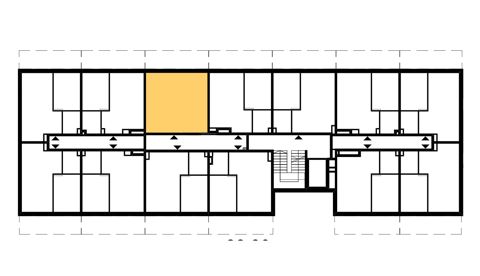Plan 2 pok. 33m²