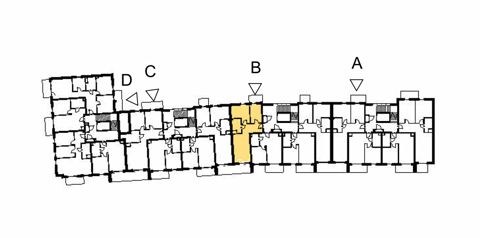Plan 3 pok. 54m²
