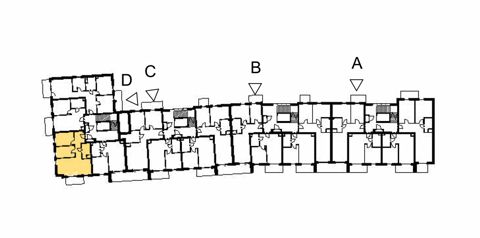 Plan 3 pok. 57m²