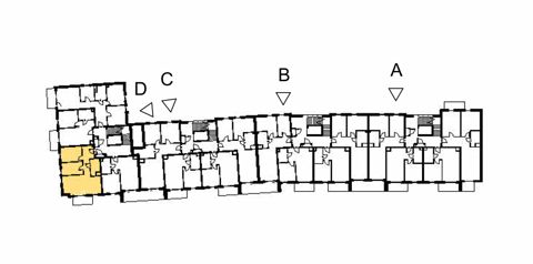 Plan 3 pok. 58m²