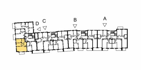 Plan 3 pok. 58m²