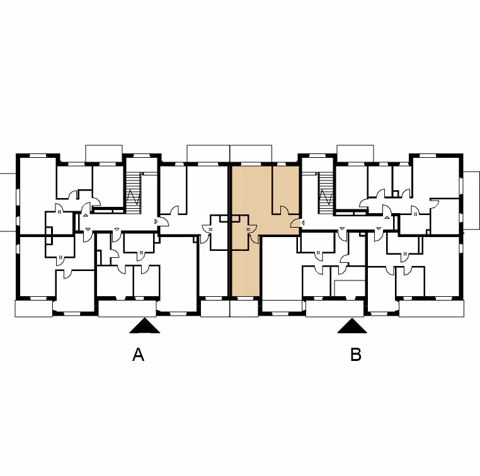 Plan 3 pok. 64m²