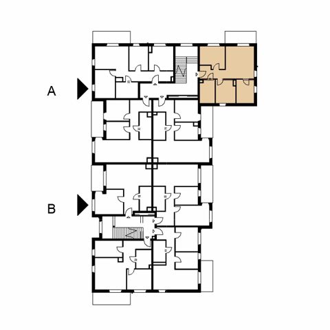 Plan 3 pok. 58m²