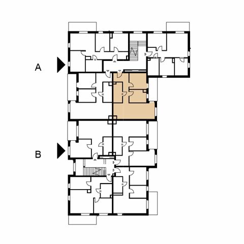 Plan 3 pok. 57m²