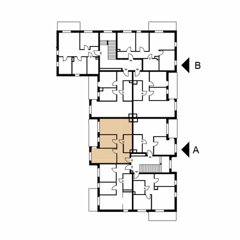 Plan 3 pok. 55m²