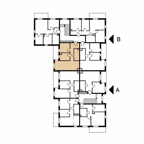Plan 3 pok. 57m²
